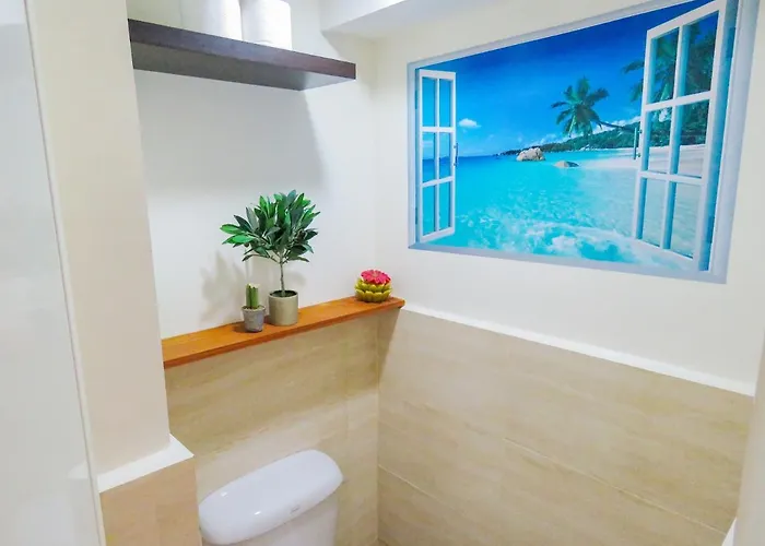 アパート Mabolo Garden Flats Poolside Unit